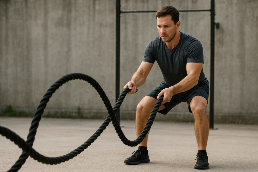 Battle Rope Circles