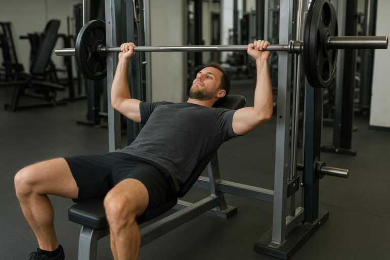 Smith-Machine-Bankdrücken