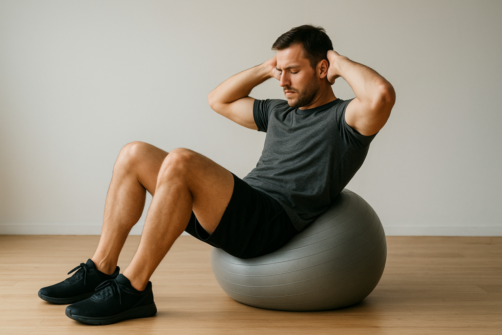 Stability Ball Crunch