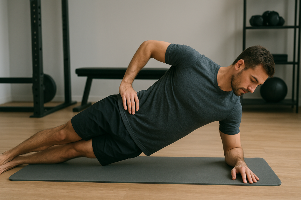 Side Plank Dip