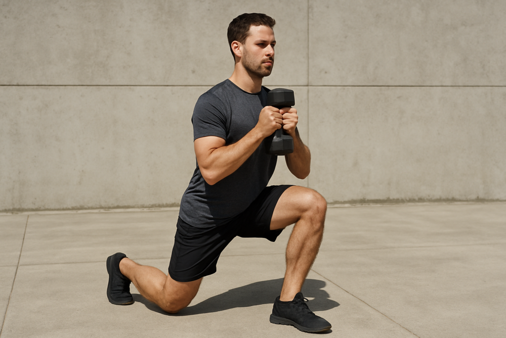 Goblet Reverse Lunge