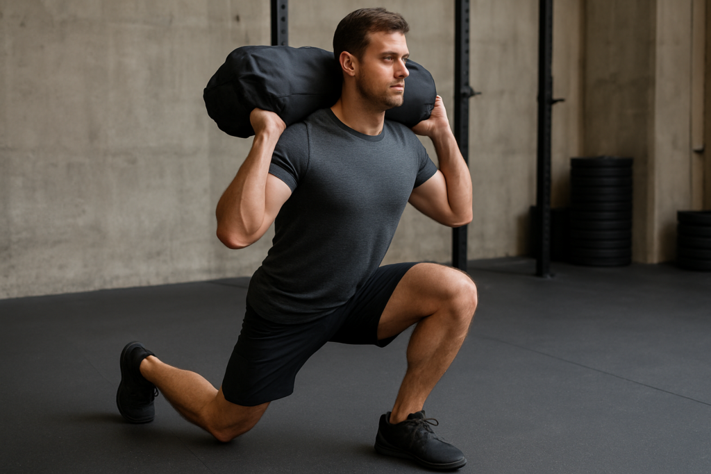 Sandbag Lunge