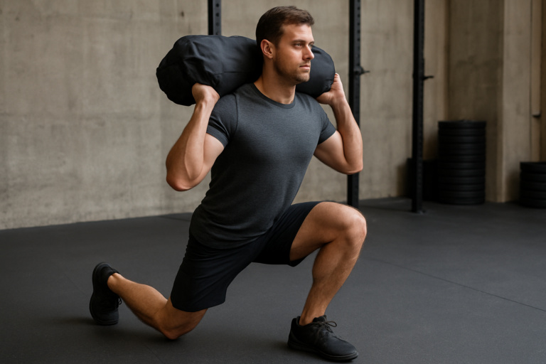Sandbag Lunge