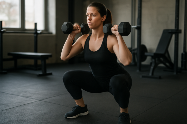 Dumbbell Thruster