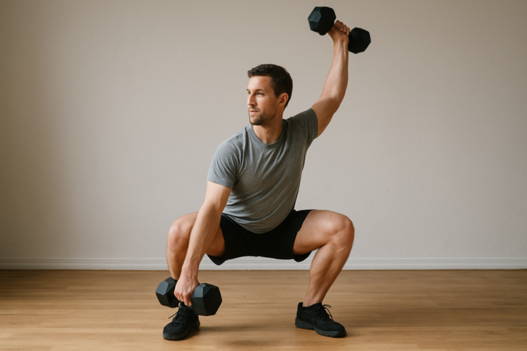 Alternating Dumbbell Snatch