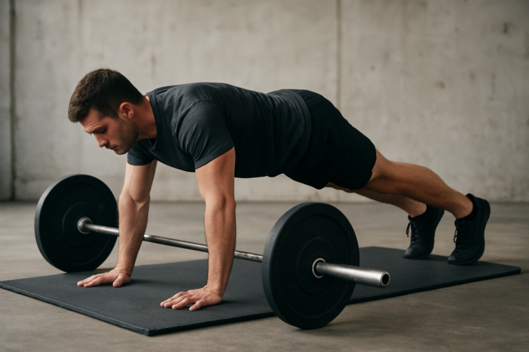 Burpee Over Bar