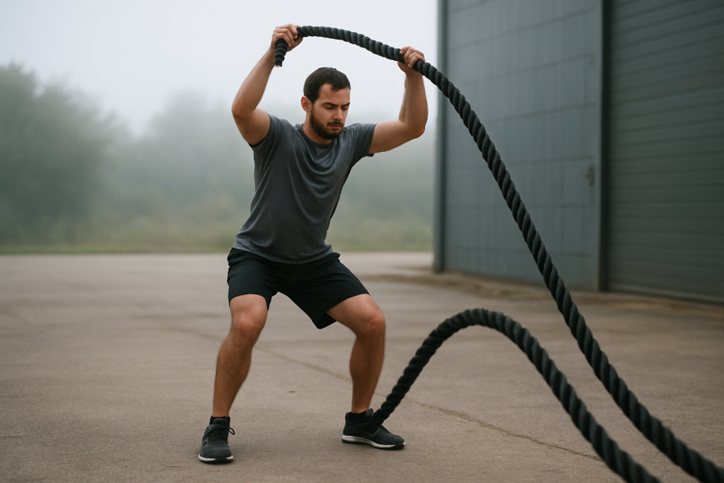 Battle Rope Power Slam