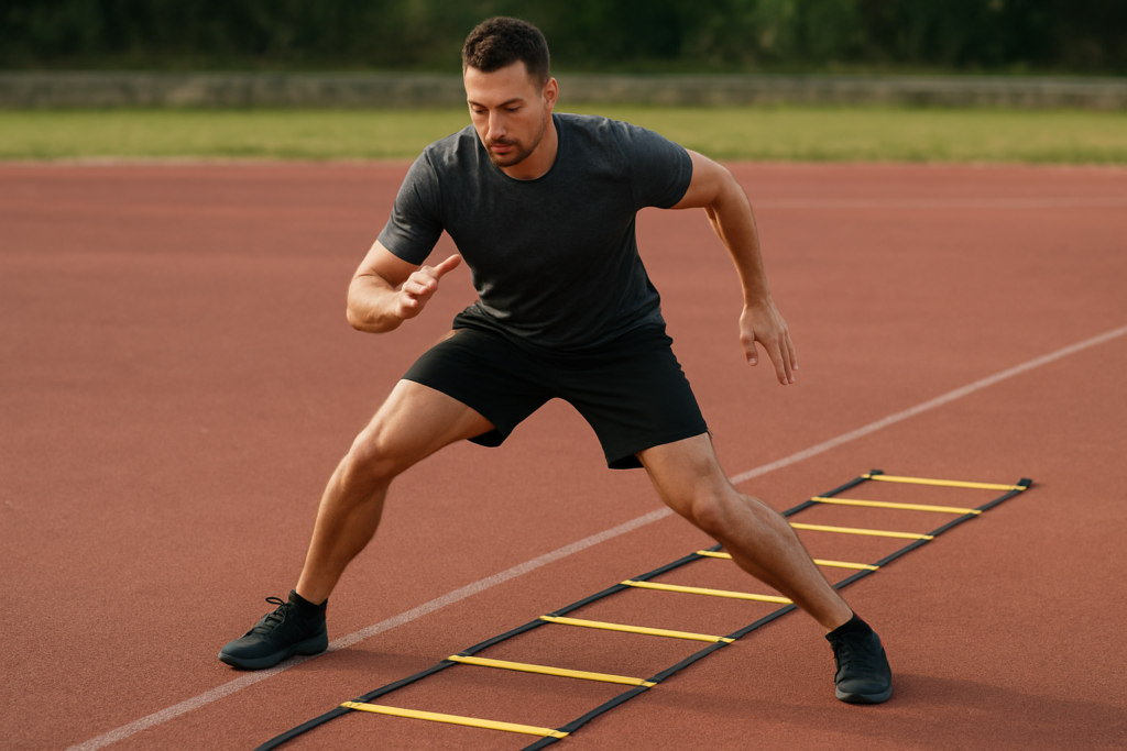 Agility Ladder Lateral Run