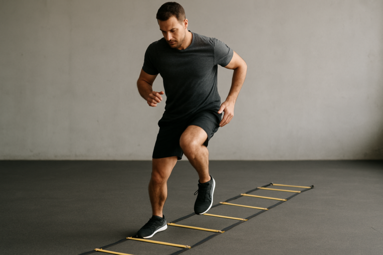 Agility Ladder Hopscotch