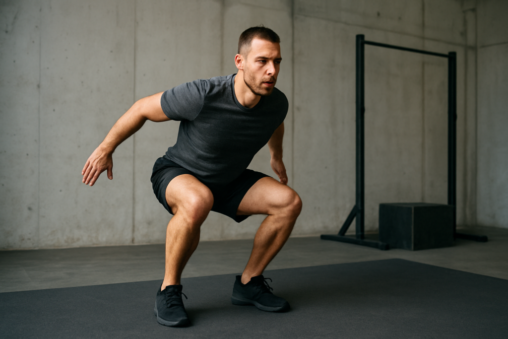 Broad Jump to Backpedal