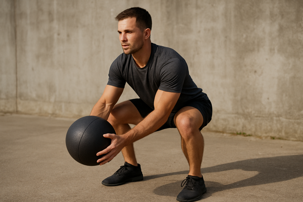 Medicine Ball Scoop Toss