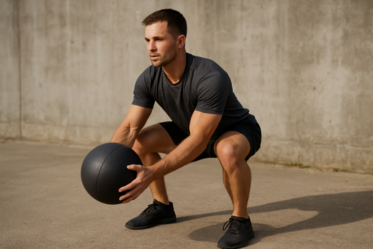 Medicine Ball Scoop Toss