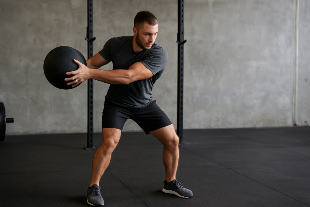 Medicine Ball Woodchop