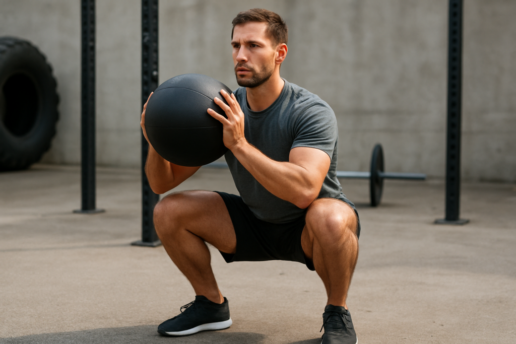 Medicine Ball Squat Throw