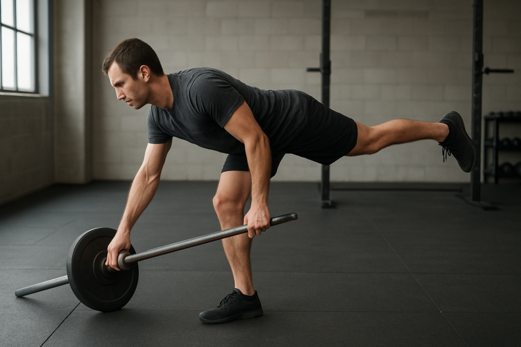 Landmine Single-Leg RDL