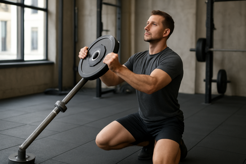 Landmine Chest Press
