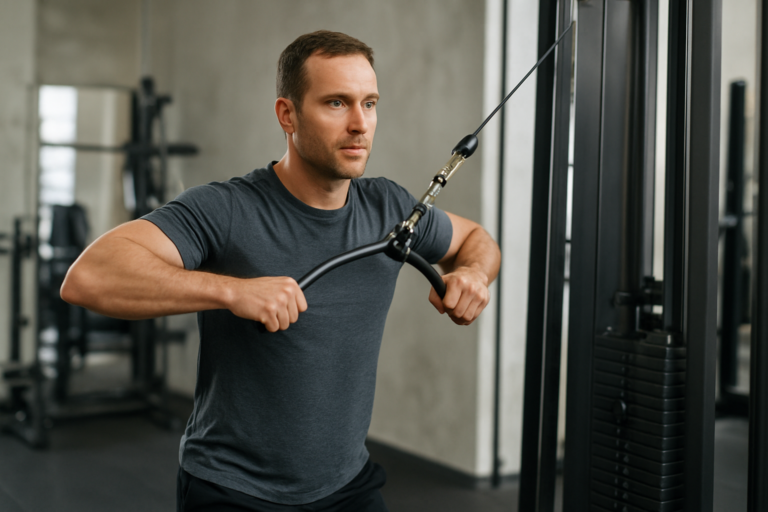 Cable Upright Row