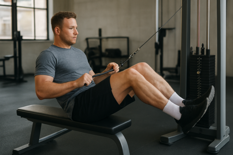 Cable Reverse Crunch