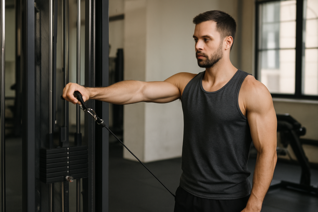 Cable Front Raise