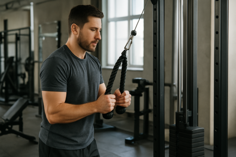 Cable Rope Curl