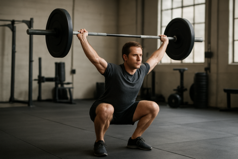 Langhantel-Overhead-Squat