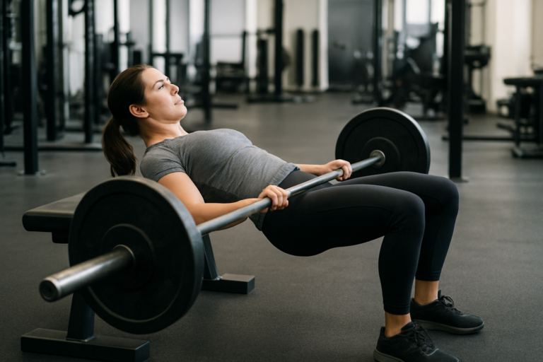 Langhantel-Glute-Bridge