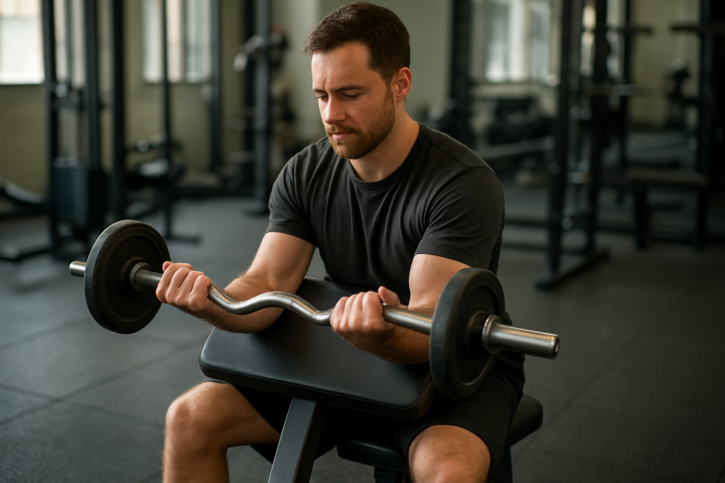 EZ-Bar Preacher Curl