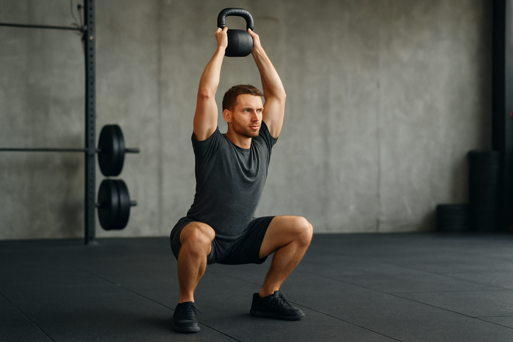 Kettlebell Overhead Squat