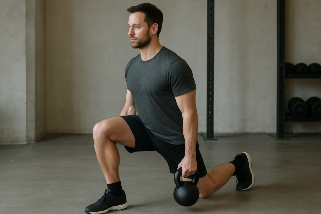 Kettlebell Split Squat