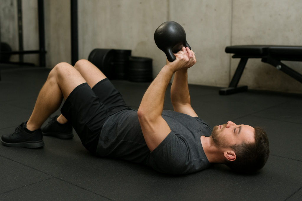 Kettlebell Floor Press