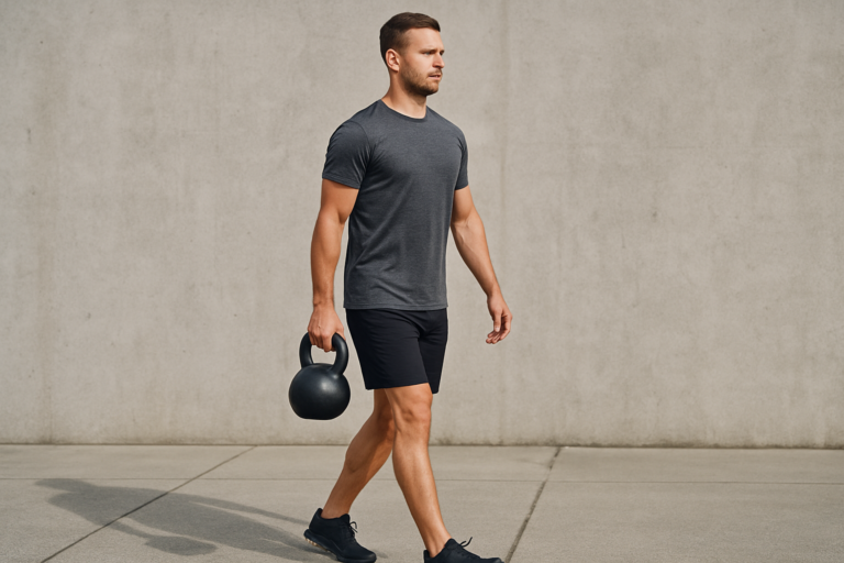 Kettlebell Suitcase Carry