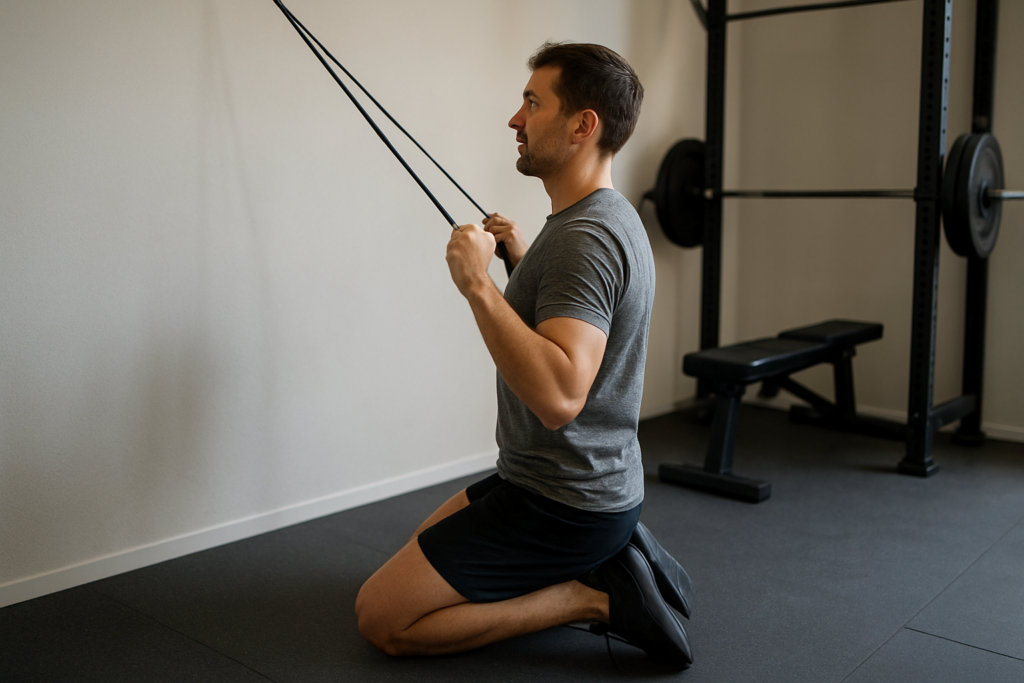 Resistance Band Lat Pulldown