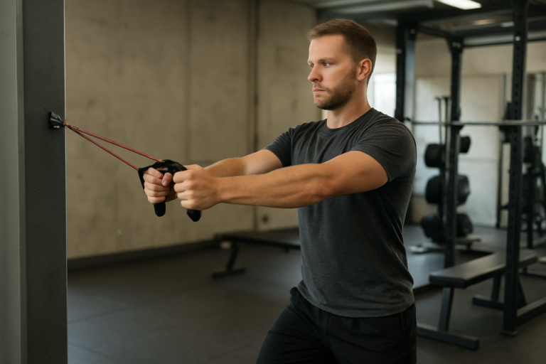 Resistance Band Chest Press