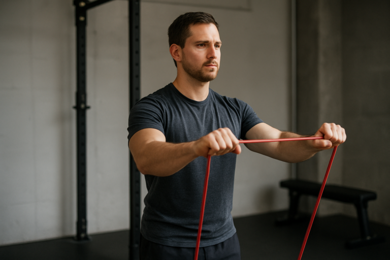 Resistance Band Front Raise