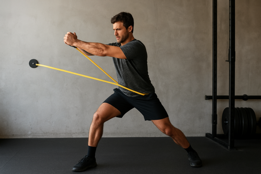 Resistance Band Woodchop