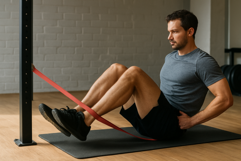 Resistance Band Leg Curl