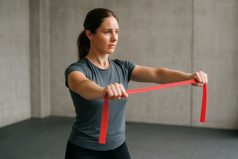 Miniband Shoulder External Rotation