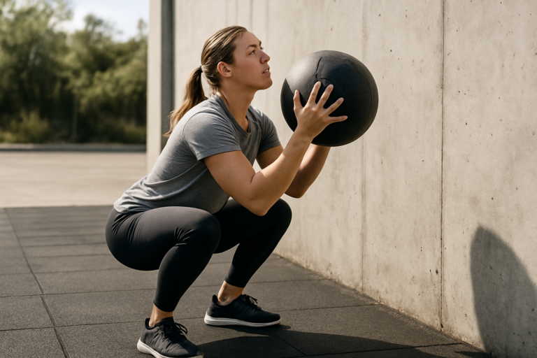 Wall Ball Squat