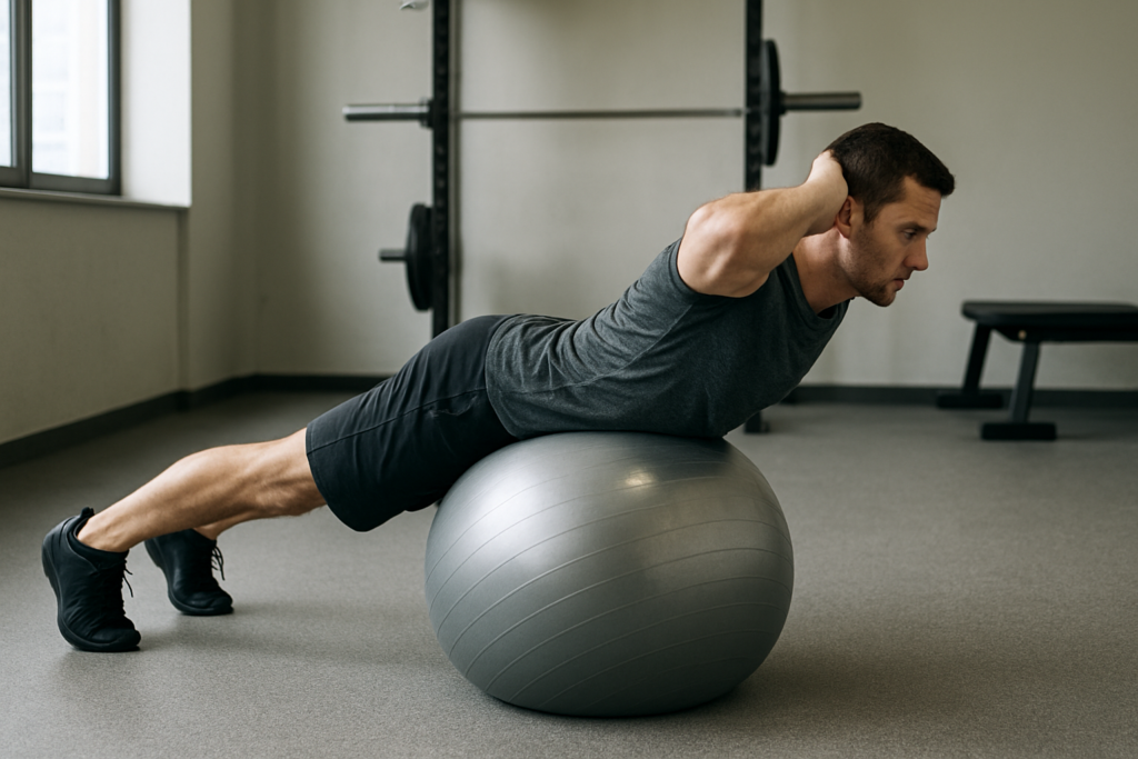 Stability Ball Back Extension