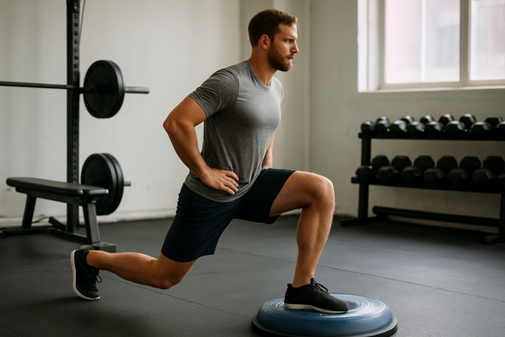 Bosu Lunge