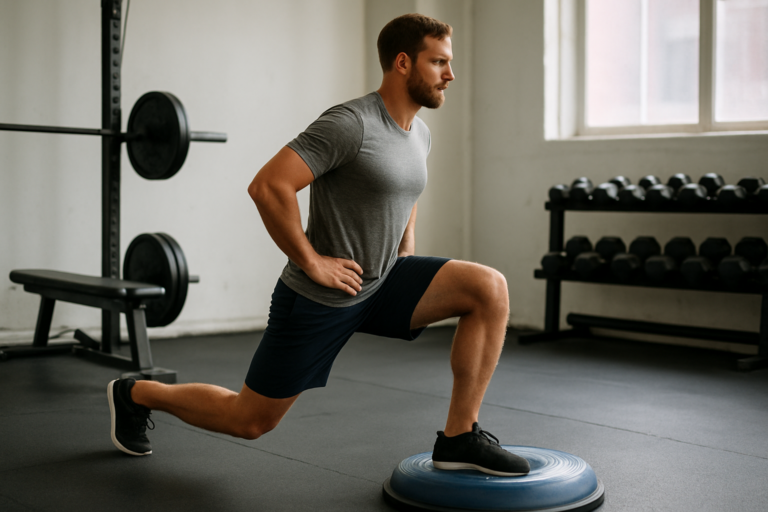 Bosu Lunge