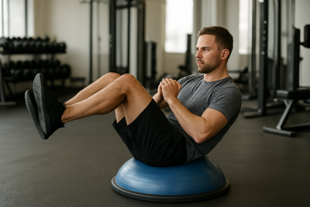 Bosu Russian Twist