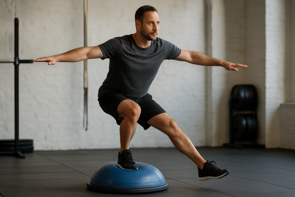 Bosu Single-Leg Balance