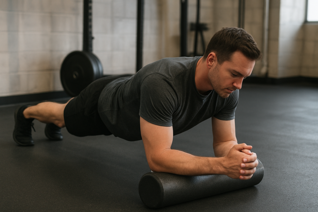Foam Roller Plank