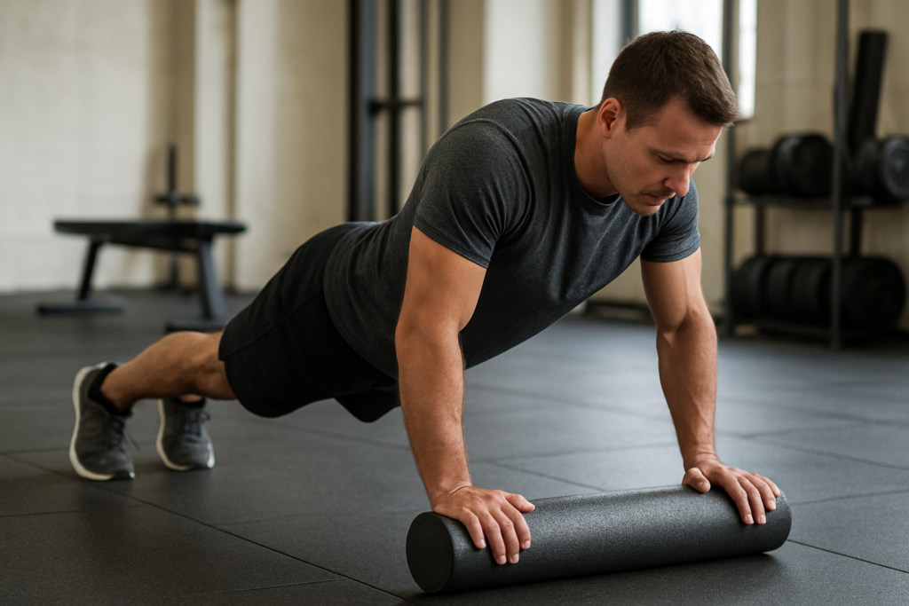 Foam Roller Push-up