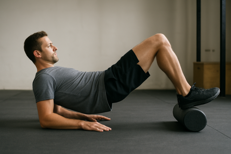 Foam Roller Hamstring Curl