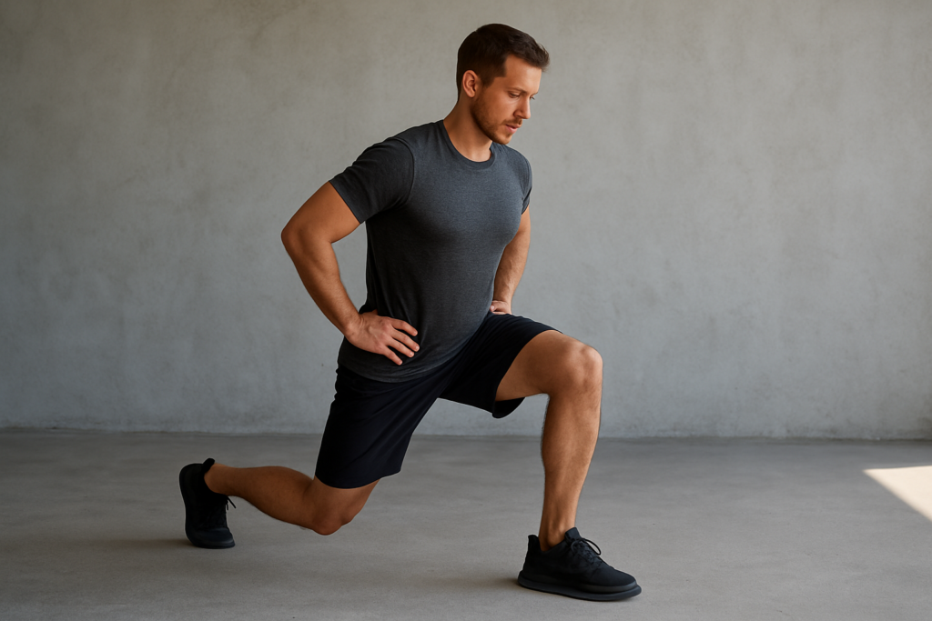 Slider Reverse Lunge