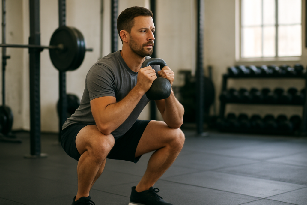 Goblet Cyclist Squat