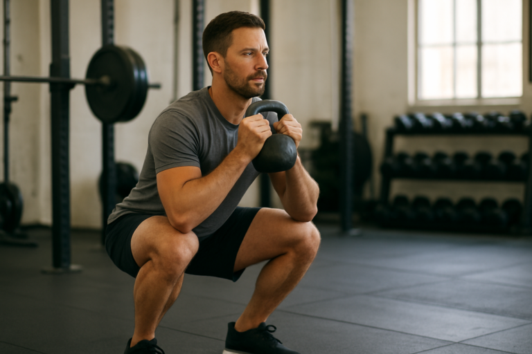 Goblet Cyclist Squat