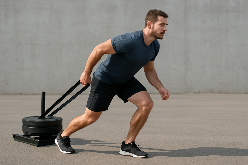 Sled Drag vorwärts
